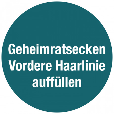Geheimratsecken und vordere Haarlinie transplantieren, Geheimratsecken und vordere Haarlinie auffüllen - Haartransplantation Österreich